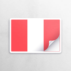 Peru Flag Sticker