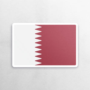 Qatar Flag Sticker