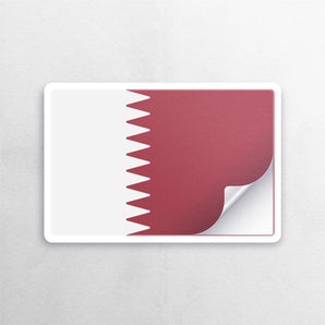 Qatar Flag Sticker