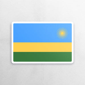 Rwanda Flag Sticker