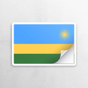 Rwanda Flag Sticker