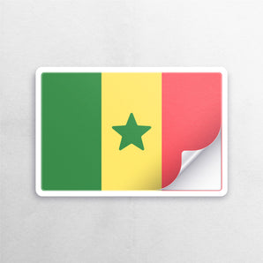 Senegal Flag Sticker