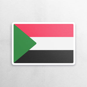 Sudan Flag Sticker