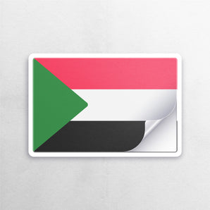 Sudan Flag Sticker