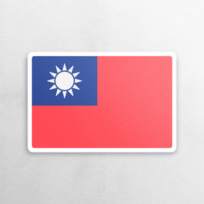 Taiwan Flag Sticker