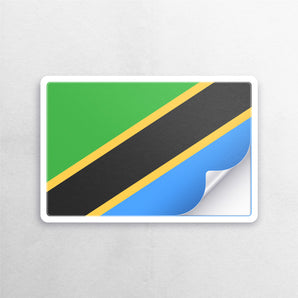 Tanzania Flag Sticker