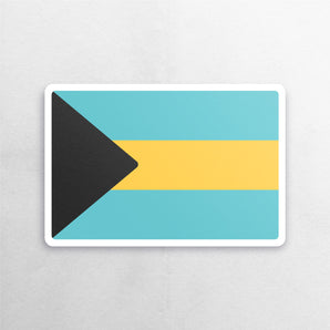 The Bahamas Flag Sticker