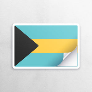 The Bahamas Flag Sticker