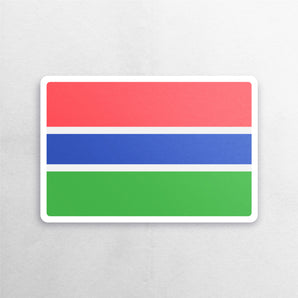 The Gambia Flag Sticker