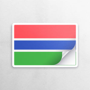 The Gambia Flag Sticker