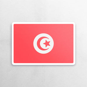 Tunisia Flag Sticker