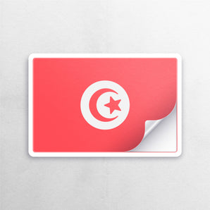 Tunisia Flag Sticker