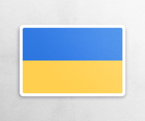 Ukraine Flag Sticker