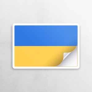 Ukraine Flag Sticker