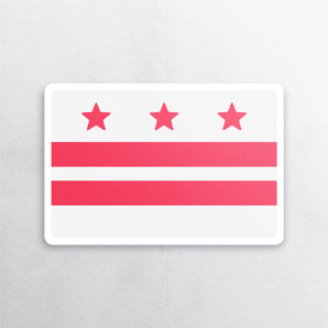 Washington D.C. Flag Sticker