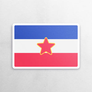 Yugoslavia Flag Sticker