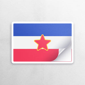 Yugoslavia Flag Sticker